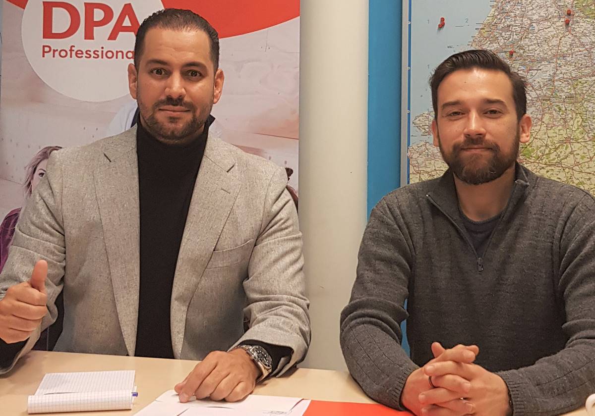 DPA Professionals International Field Service Engineer Francisco van Os en manager DPA Engineering Faissal Belkasmi