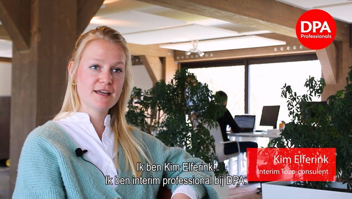 De werkervaring van interim tozo consulent Kim